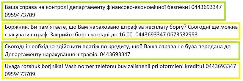 СМС dg finance